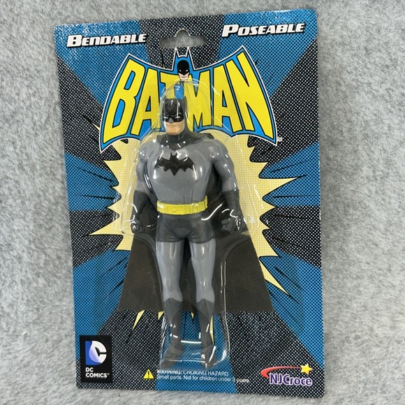 DC Comics Other - * BATMAN 5.5 IN DC COMICS BENDABLE ACTION FIGURE BY NJ CROCE - NEW *